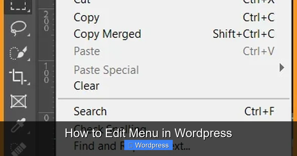 How to Edit Menu in WordPress