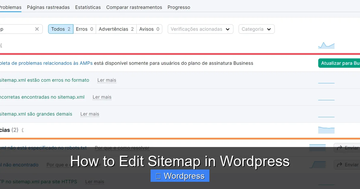How to Edit Sitemap in WordPress