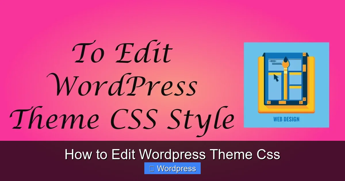 how-to-edit-wordpress-theme-css-0