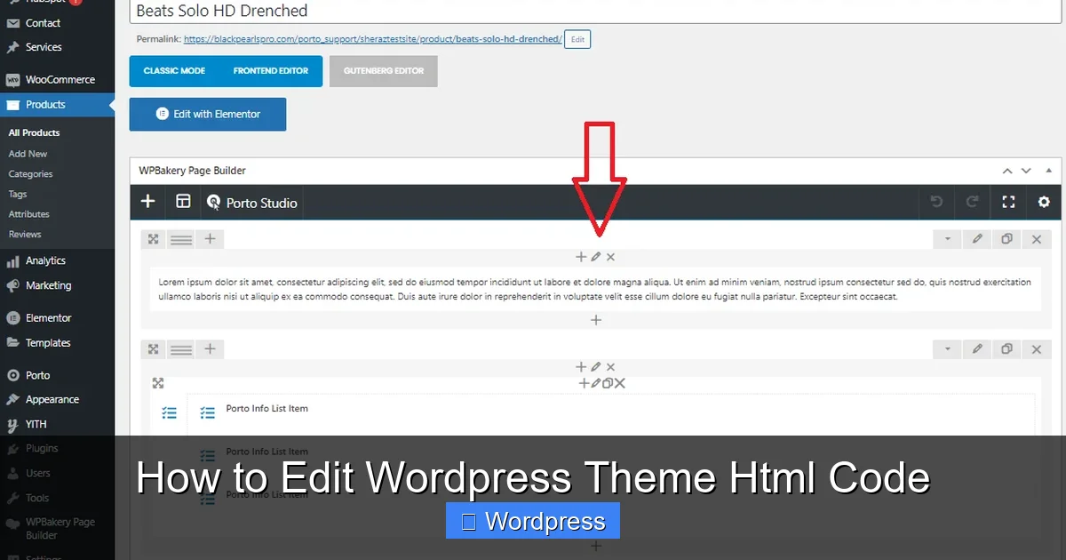 How to Edit WordPress Theme Html Code