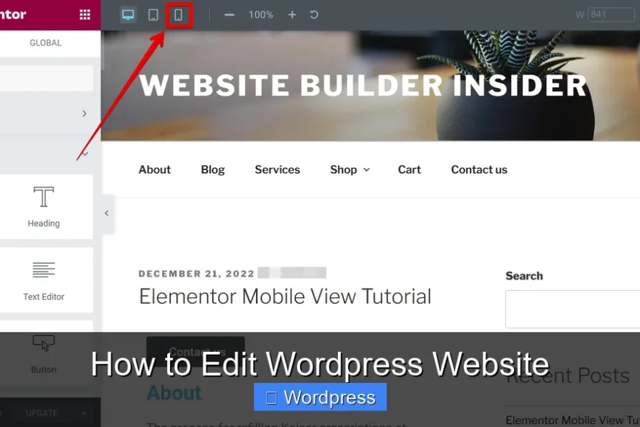How to Edit Wordpress Website