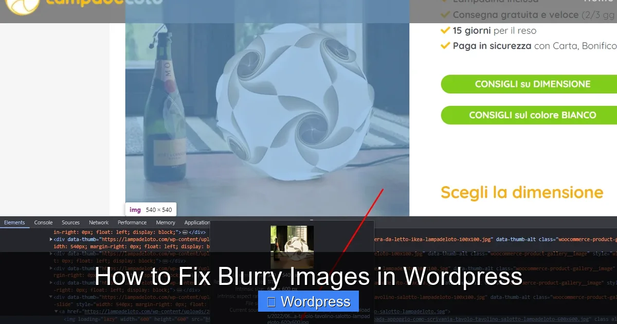 How to Fix Blurry Images in WordPress