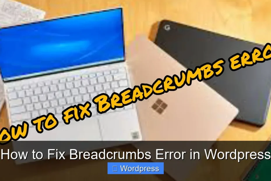 How to Fix Breadcrumbs Error in Wordpress