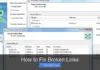 How to Fix Broken Links