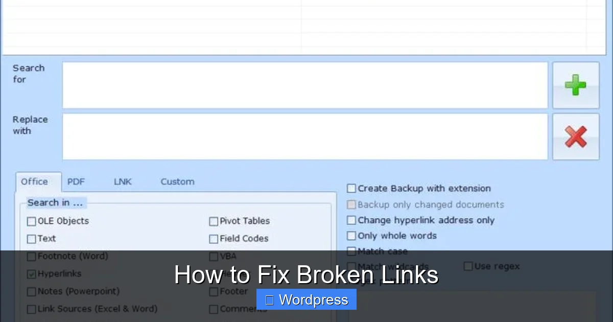 How to Fix Broken Links