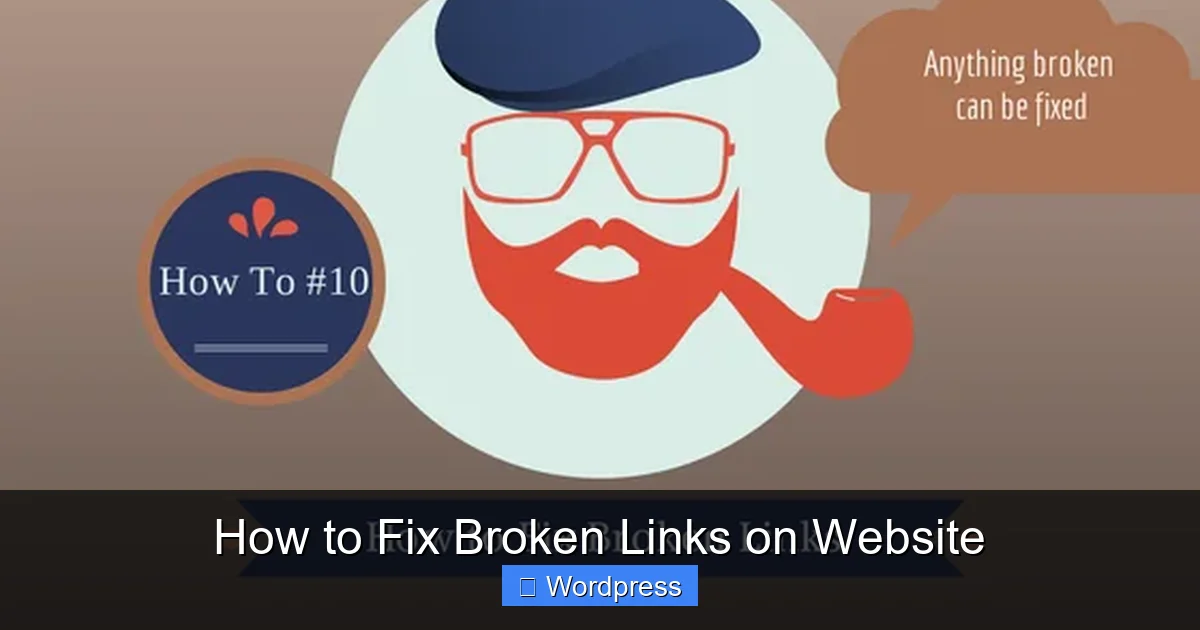 How to Fix Broken Links on Website