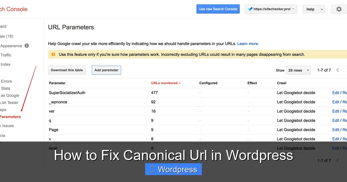 How to Fix Canonical Url in WordPress