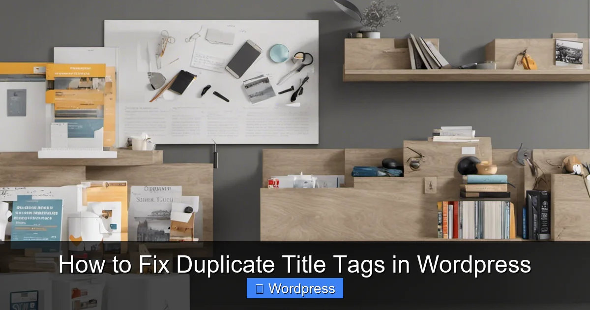 How to Fix Duplicate Title Tags in WordPress