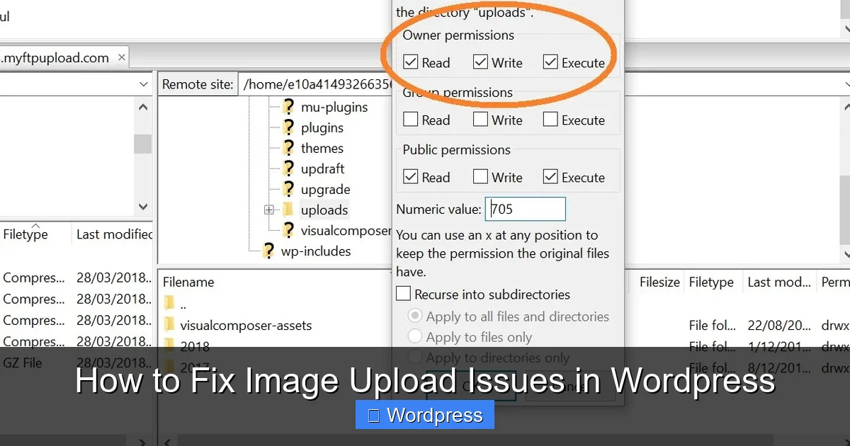 How to Fix Image Upload Issues in WordPress