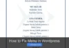How to Fix Menu in WordPress