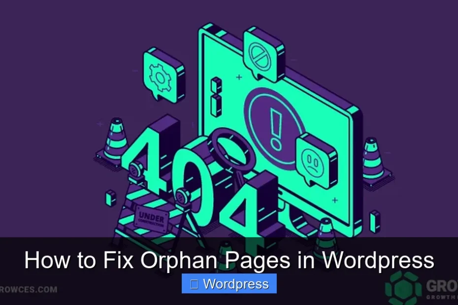 How to Fix Orphan Pages in Wordpress