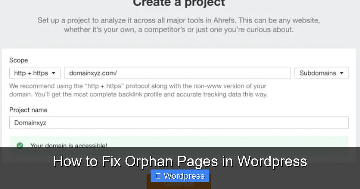 How to Fix Orphan Pages in WordPress