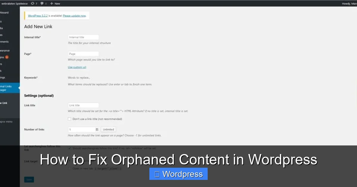 How to Fix Orphaned Content in WordPress