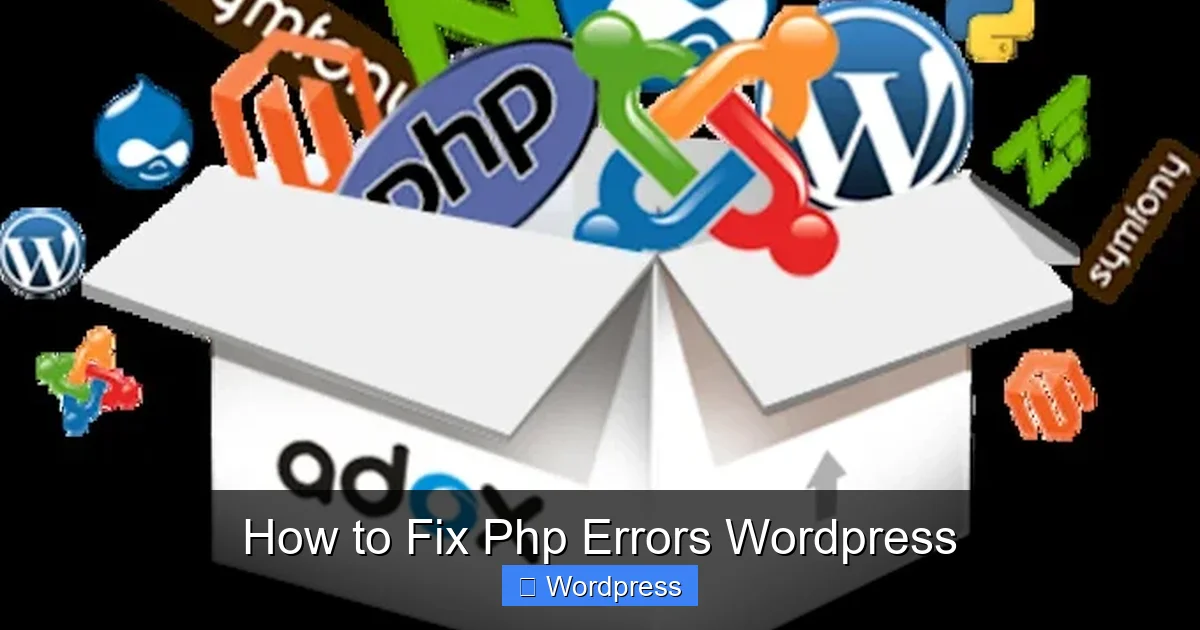How to Fix Php Errors WordPress