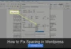How to Fix Spacing in WordPress