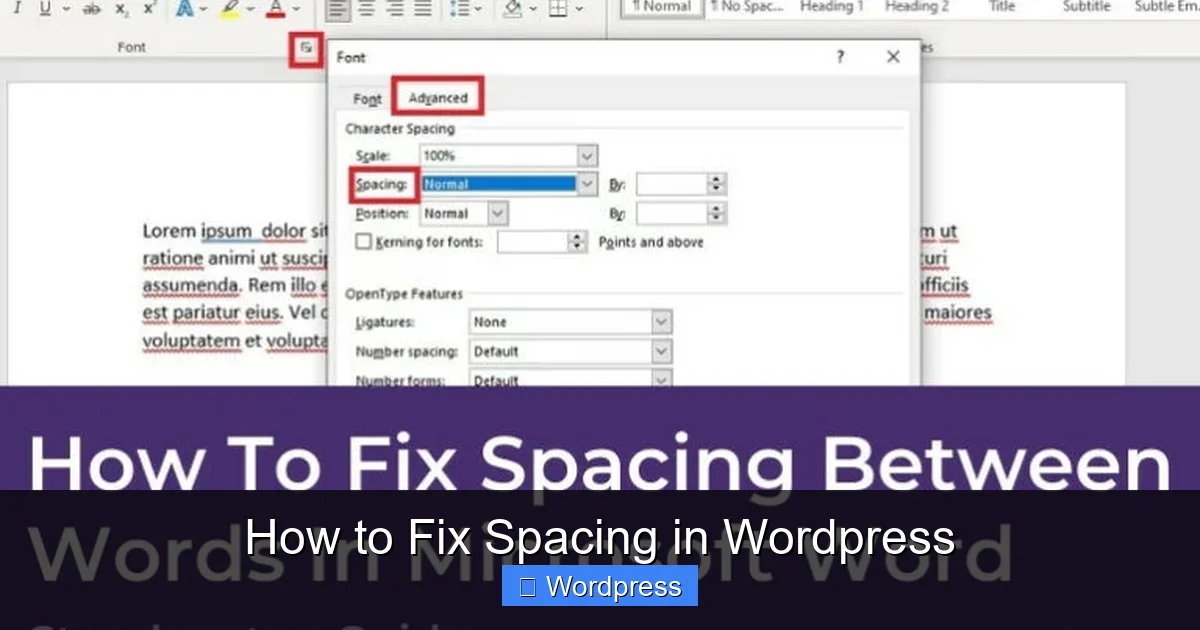 How to Fix Spacing in WordPress
