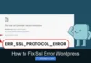 How to Fix Ssl Error WordPress
