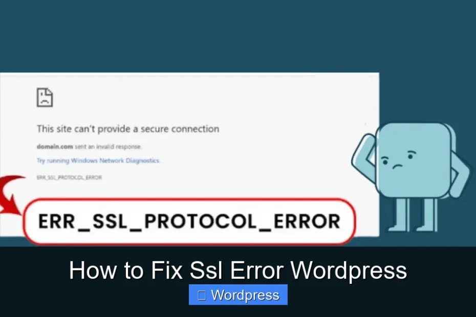 How to Fix Ssl Error Wordpress