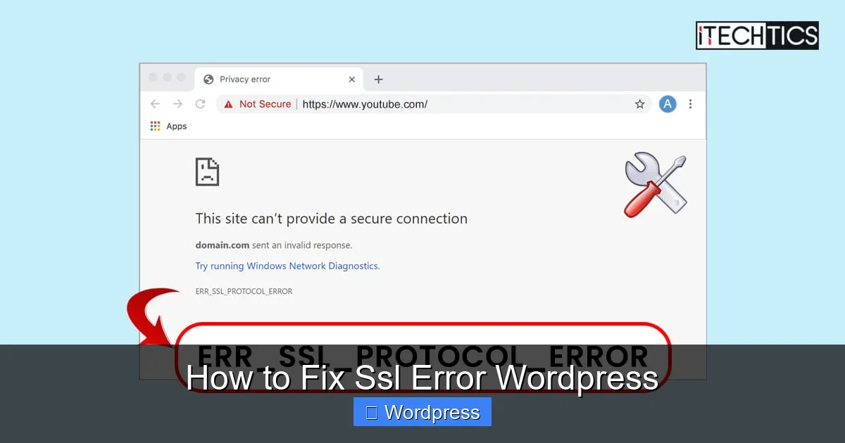 How to Fix Ssl Error WordPress