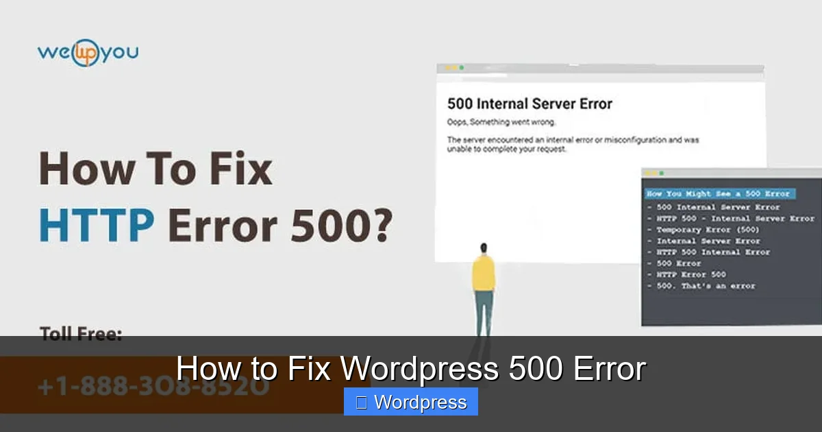 How to Fix WordPress 500 Error