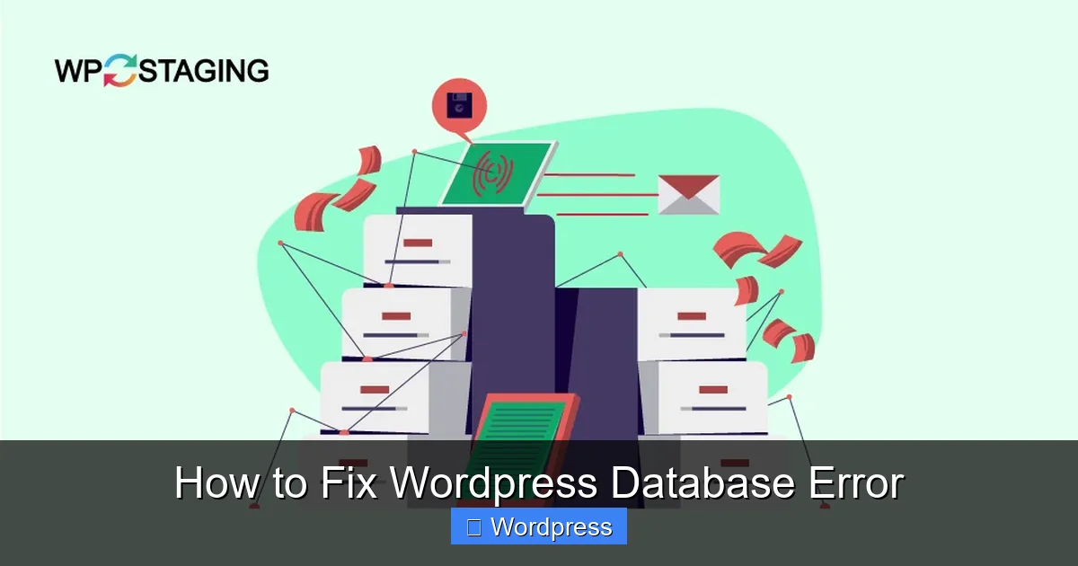 How to Fix WordPress Database Error