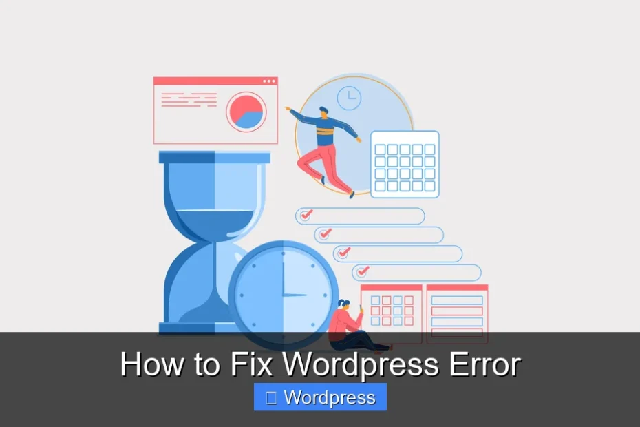 How to Fix Wordpress Error