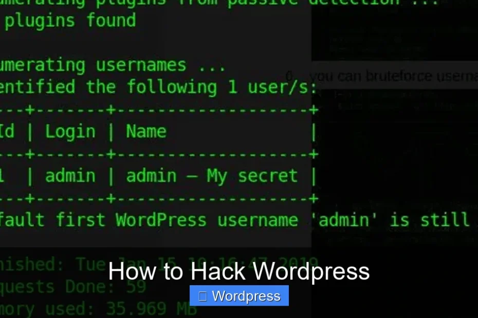 How to Hack Wordpress