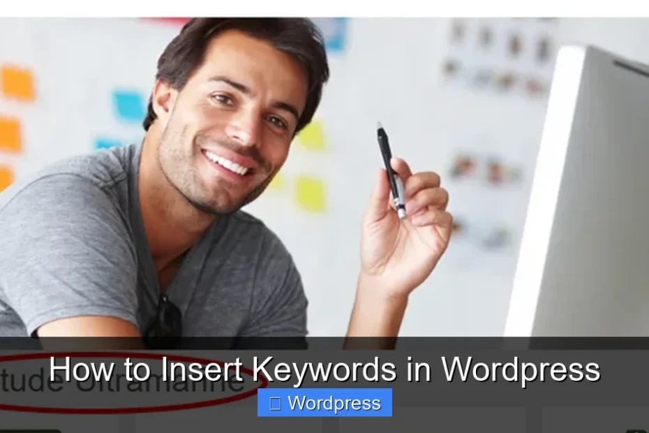 How to Insert Keywords in Wordpress