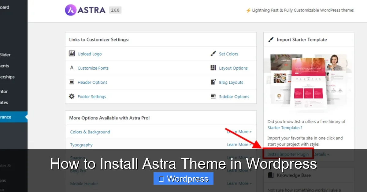 How to Install Astra Theme in WordPress