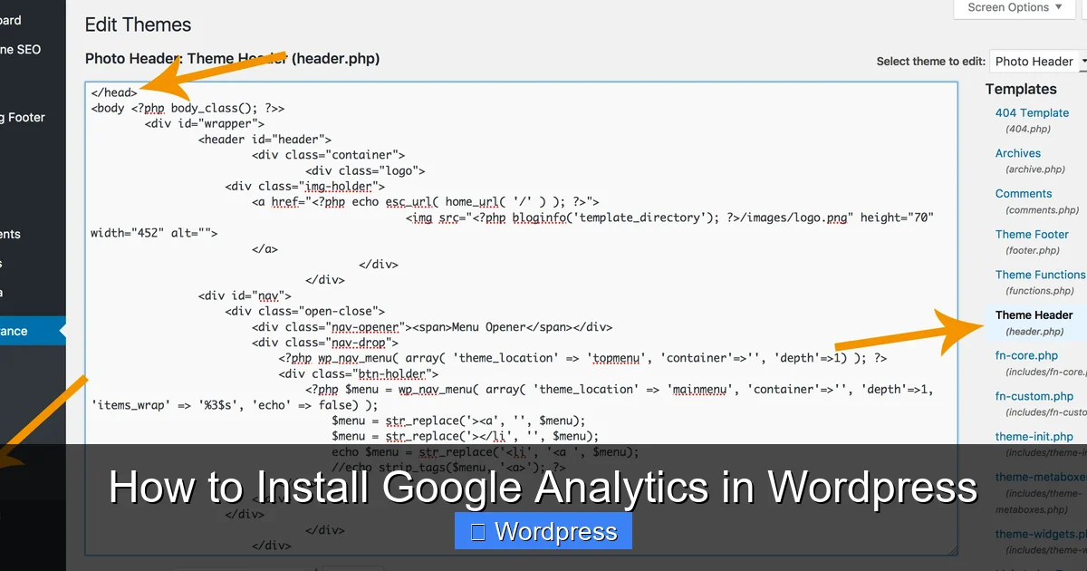 How to Install Google Analytics in WordPress