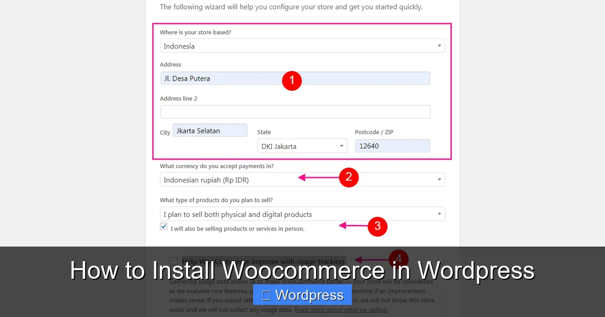 How to Install Woocommerce in WordPress