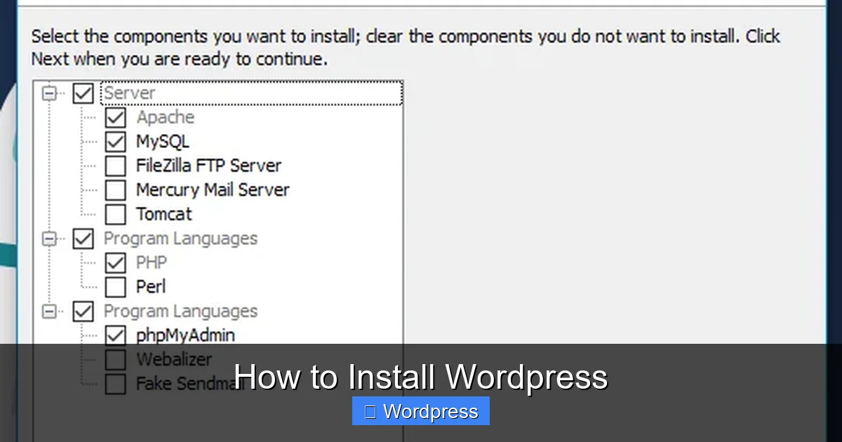 How to Install WordPress