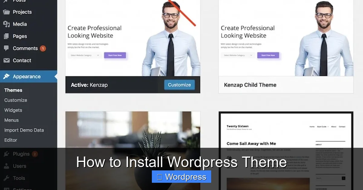 How to Install WordPress Theme