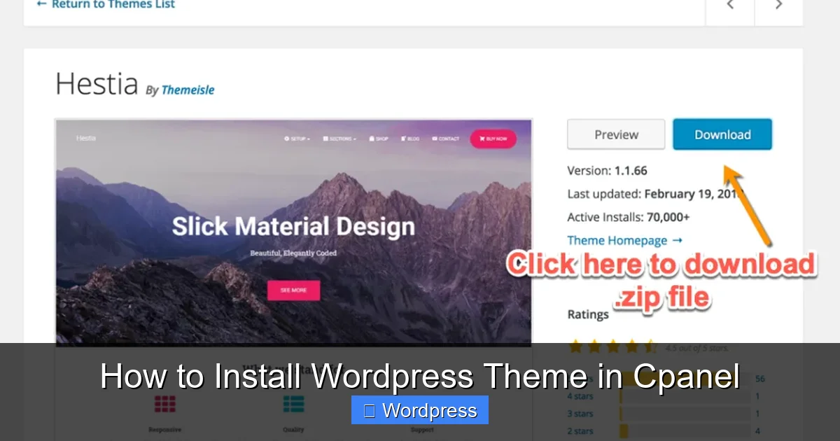 How to Install WordPress Theme in Cpanel