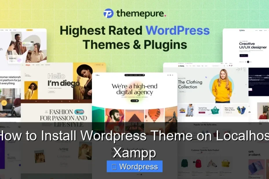 How to Install Wordpress Theme on Localhost Xampp