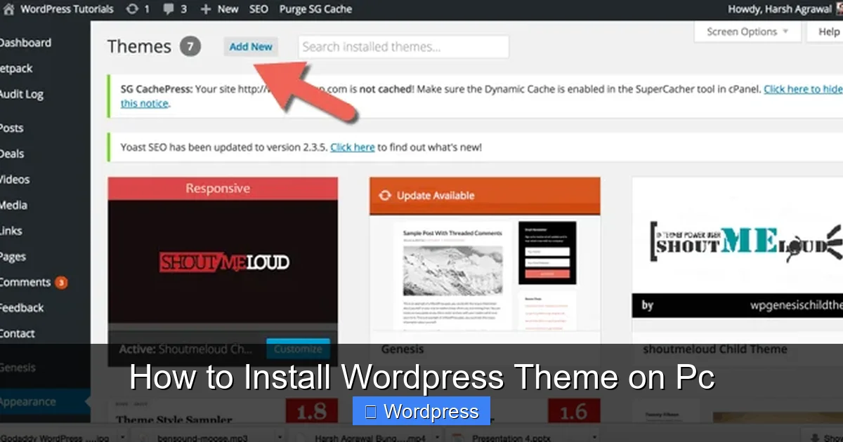 How to Install WordPress Theme on Pc