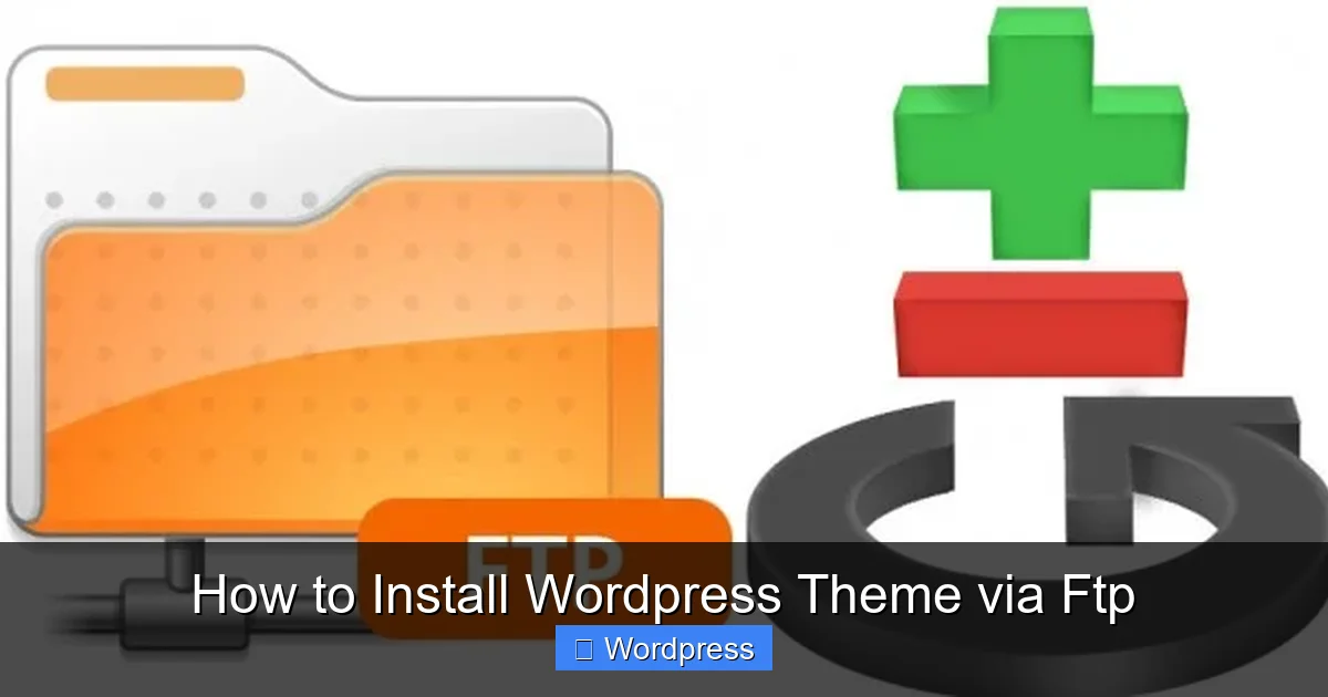 How to Install WordPress Theme via Ftp