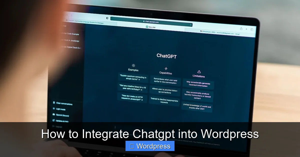 How to Integrate Chatgpt into WordPress