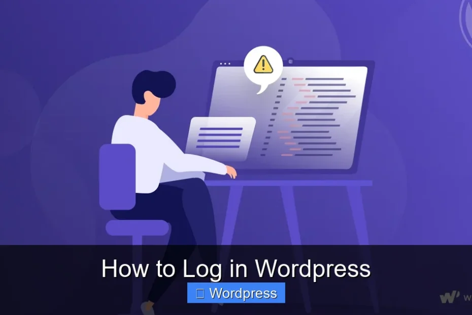 How to Log in Wordpress
