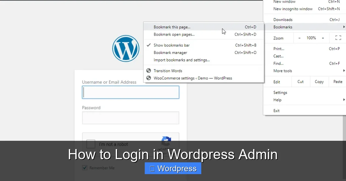 How to Login in WordPress Admin