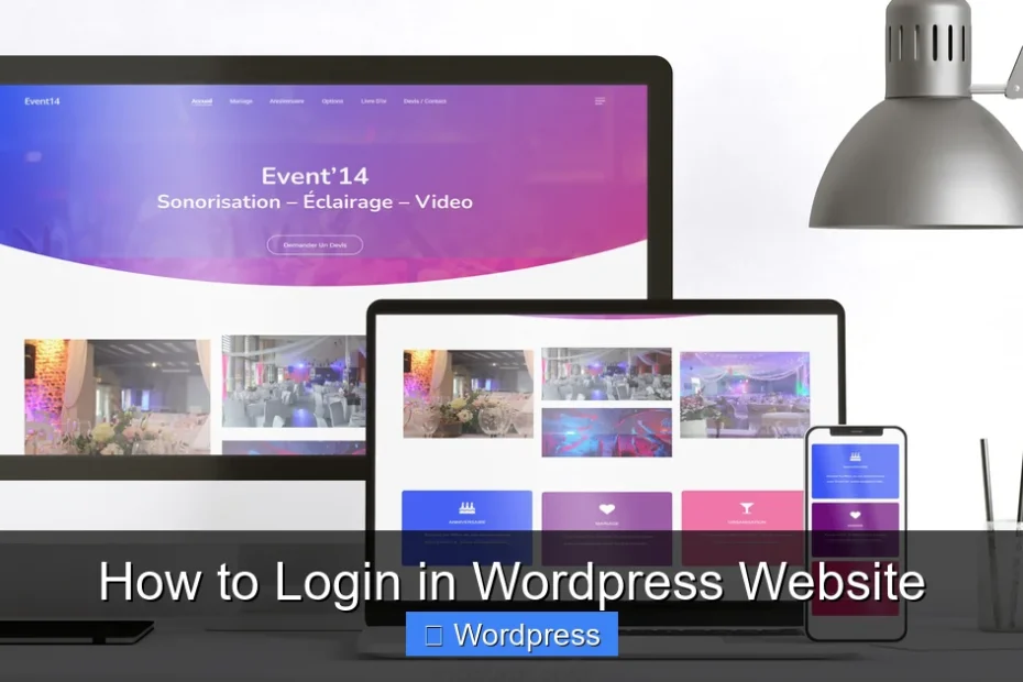 How to Login in Wordpress Website