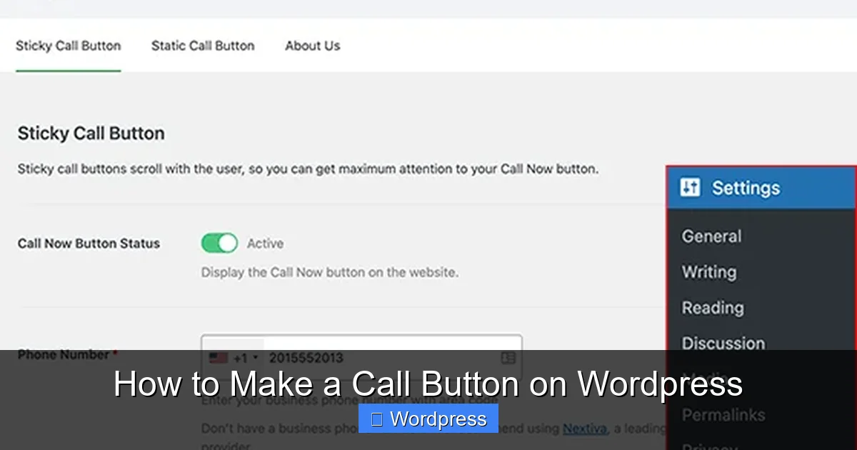 How to Make a Call Button on WordPress
