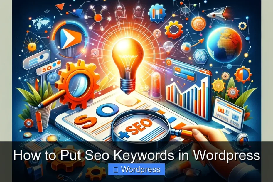 How to Put Seo Keywords in Wordpress