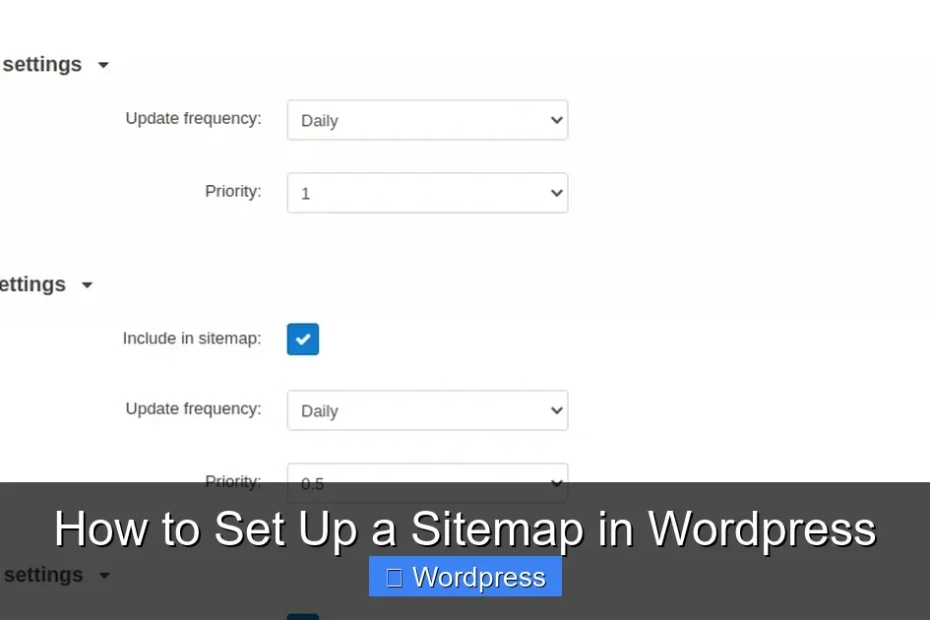 How to Set Up a Sitemap in Wordpress