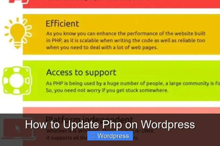 How to Update Php on Wordpress