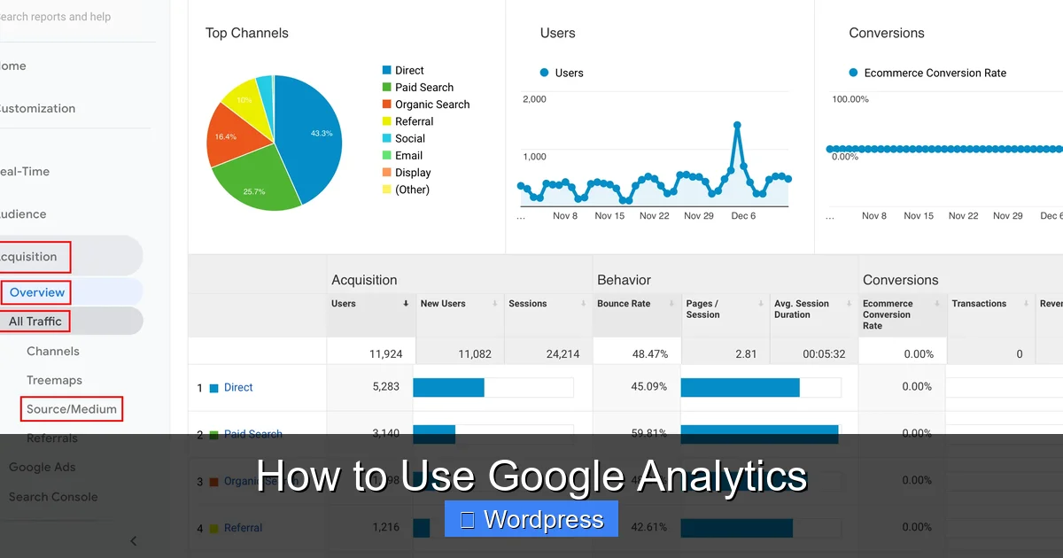 How to Use Google Analytics