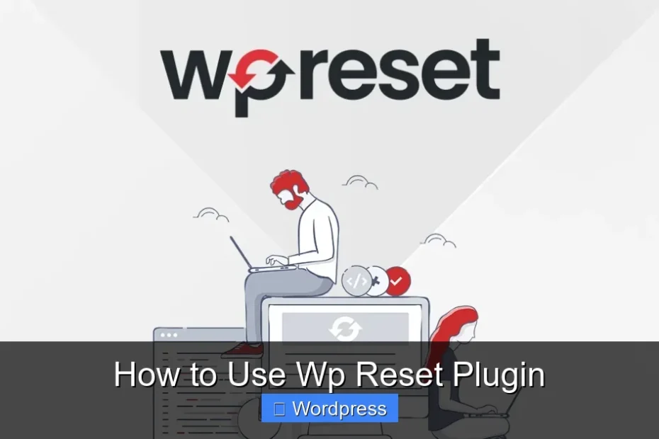How to Use Wp Reset Plugin
