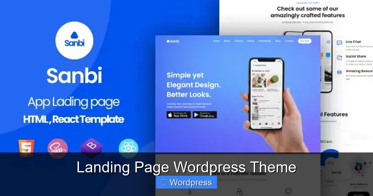 Landing Page WordPress Theme