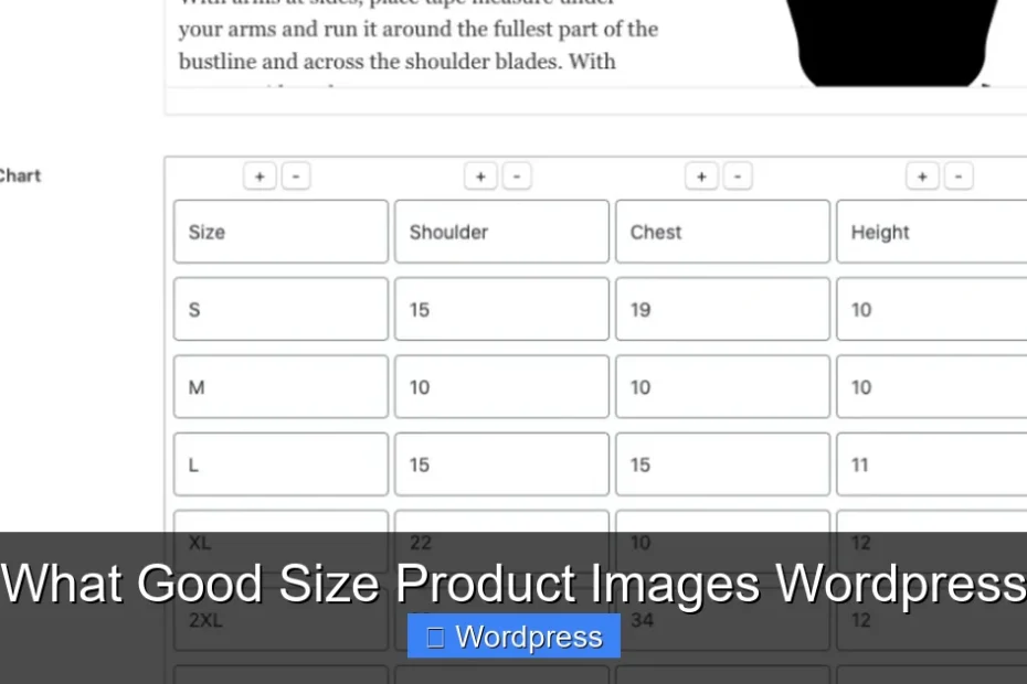 What Good Size Product Images Wordpress