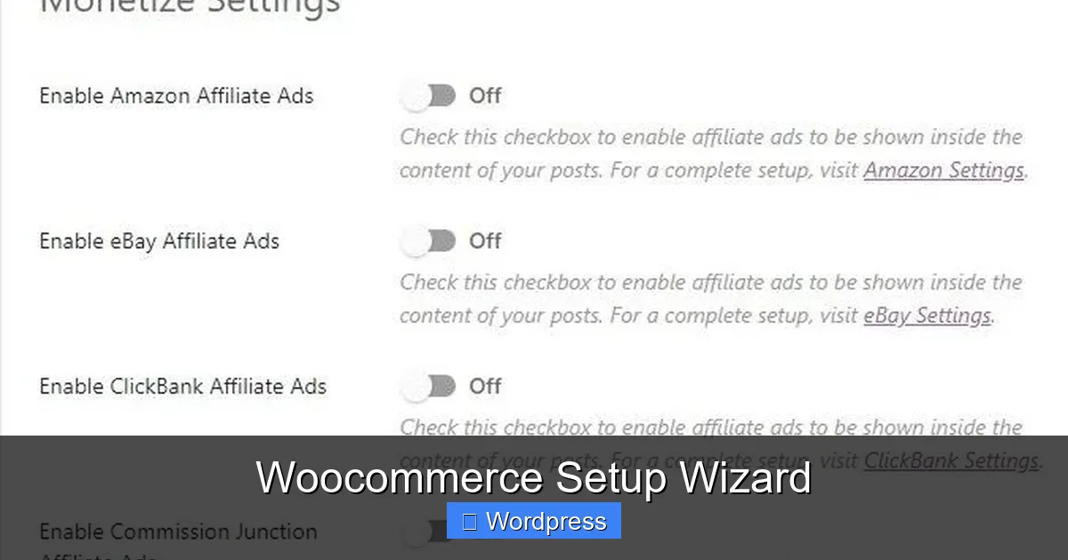 Woocommerce Setup Wizard